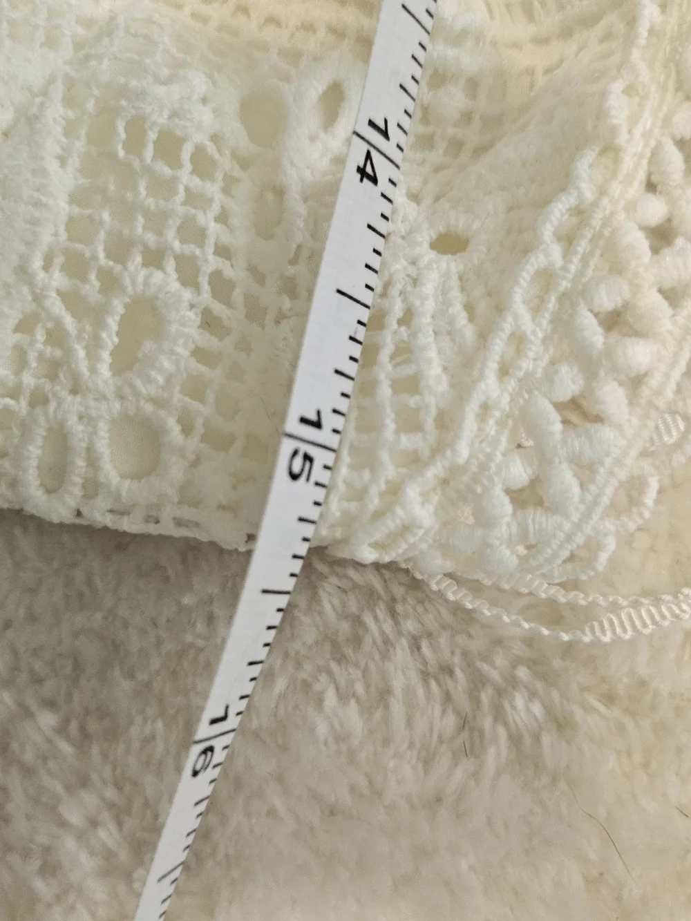 NWT Steve Madden Lace Cream Midi Dress Size 2 White Summer Vacation Feminine - Picture 6 of 9